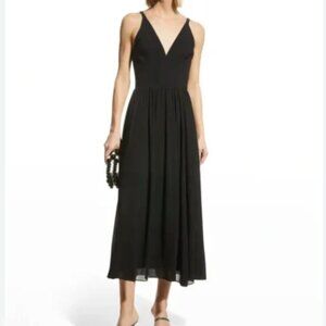 Dress the Population LBD Felicia Midi Plunge Dress
